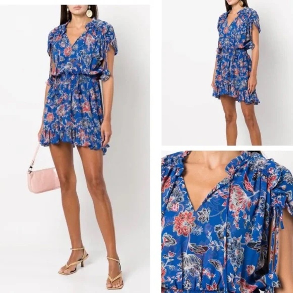 Misa Dominique Floral Mini Dress, NWT, M